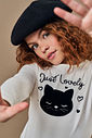 Conjunto Infantil Menina Just Lovely Cat em Tule Beli.me