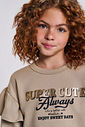 Conjunto de Moletom Infantil Menina Super Cute Beli.me