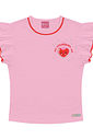 Blusa Infantil Menina Strawberry Rosa Cinti