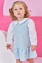 Vestido Infantil Manga Longa com Gola Boneca – Vestido Menina em Tweed Elegante Vestido Infantil Manga Longa com Gola Boneca – Vestido Menina em Tweed Elegante