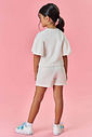 Shorts Infantil Menina Com Strass Rosa Mundo Cinti