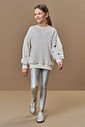 Conjunto em Malha Foil Infantil Menina Petit Beli.me