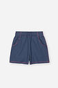 Conjunto Infantil com Regata Boxy e Shorts em Molecotton Denim – Look Menina Verão com Alças Colorid AZUL MARINHO