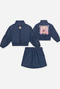 Conjunto Menina Ursa BEAUTY EVERYDAY Jeans Mundo Cinti
