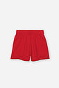 Conjunto Infantil de Natal com Blusa Bata e Shorts em Moletinho Waffle – Look Menina Verão com Stras VERMELHO MARTE