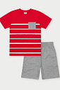 CONJ CAMISETA E BERMUDA VM MARTE/MESCLA M