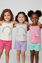 CONJ REGATA E SHORTS RS CONFETE/VD CHICLE