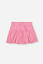 Conjunto Infantil Neon Love com Blusa e Shorts em Meia Malha P.A com Glitter – Look Menina Verão ROSA BARBIE