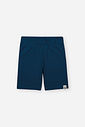 Bermuda Ciclista Infantil Básica em Cotton com Algodão – Ciclista Menina Verão com Elastano AZUL MARINHO