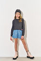 Blusa Infantil Menina Strass Natural CTV