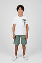 Conjunto Infantil Menino Gamer Abs Branco Abrange