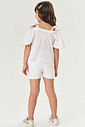 CONJ BLUSA E SHORTS OFF WHITE