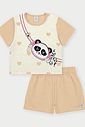 CONJ BLUSA E SHORTS BG CROISSANT/BG CROI