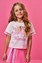 Conjunto Infantil Best Friends com Shorts Saia em Moletinho – Conjunto Menina Cinti NATURAL/RS CONFETE
