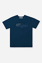 Camiseta Infantil Menino Discovery em Meia Malha Marinho