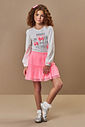 Conjunto Infantil Menina em Tule Foil Sweet Ties Beli.me