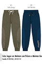 Calça Jogger Infantil Menino Moss Trail Divertto Calça Jogger Infantil Menino Moss Trail Divertto