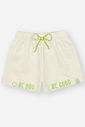 Short Infantil Menina Be You, Be Good Off White CTV Short Infantil Menina Be You, Be Good Off White CTV
