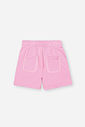 Conjunto Infantil com Regata Boxy em Cotton e Shorts em Moletinho – Look Menina Verão com Algodão NATURAL/RS IOGURTE