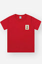 Conjunto Infantil Divertto Casual Divertido com Camiseta em Meia Malha e Bermuda Estampada VM MARTE/OFF WHITE