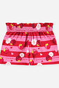 Short Infantil Menina Morangos em Malha UV
