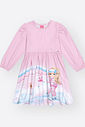 Vestido Infantil Menina Estampa Esqui e Neve – Vestido Inverno Mundo Cinti