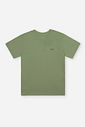 Camiseta Infantil Verde Stone em Meia Malha com Bordado