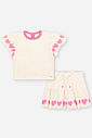 Conjunto Infantil Menina Corações Mundo Cinti