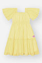 Vestido Menina em Lurex Amarelo