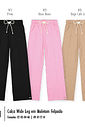 Calça Infantil Moletom Wide Leg Estilo Moderno e Conforto Premium