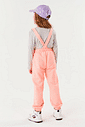 Conjunto Blusa E Jardineira Panda Mescla E Laranja Neon Abrange