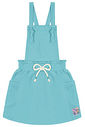 CONJ BLUSA E SALOPETE NATURAL/AZ LITORAL