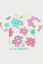 Conjunto Infantil Menina Margaridas Lilás Abrange