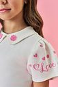 Conjunto Infantil Menina Blusa E Short-Saia Tutti-Frutti Rosa Mundo Cinti