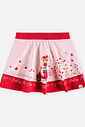 Conjunto Infantil Blusa com Strass e Saia-Short Scooter Lover