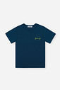 Conjunto Infantil Camiseta Summer e Bermuda Listrada Citrus