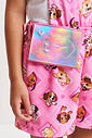 Conjunto Infantil com Blusa e Jardineira com Pochete – Look Menina Verão com Estampa de Cachorrinhos NATURAL/RS CONFETE