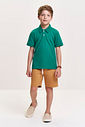 Camisa Polo Infantil Menino em Moletinho Verde