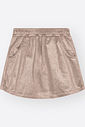 Look Infantil Feminino Inverno Ursinha com Saia Veludo Foil – Conjunto Inverno
