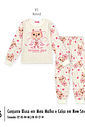 Pijama Infantil Menina Capivara Mundo Cinti