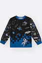 Pijama de Inverno Infantil Menino Sistema Solar Divertto PRETO
