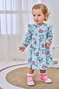Vestido Com Fru Fru Verde Abrange