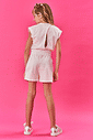 CONJ BLUSA E SHORTS/SAIA NATURAL/NATURAL