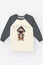 Camiseta Manga Longa Bebê Menino PUG Divertto NATURAL/CZ CHUMBO ST