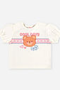 Conjunto Bebê Blusa Cool Days e Short-Saia de Ursinhos