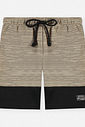 Conjunto Menino Camiseta Capivara Skater e Bermuda Latte