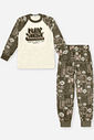 Pijama de Inverno Infantil Menino Play to Start Divertto VERDE MUSGO