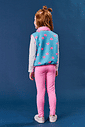 CONJ BLUSA ML,LEGGING E COLETE NATURAL/RS BARBIE