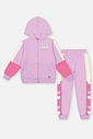 Conjunto Infantil Menina Jaqueta E Calça Jogger Lilás Mundo Cinti