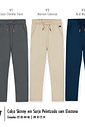 Calça Skinny Infantil Menino em Sarja com Elastano Divertto